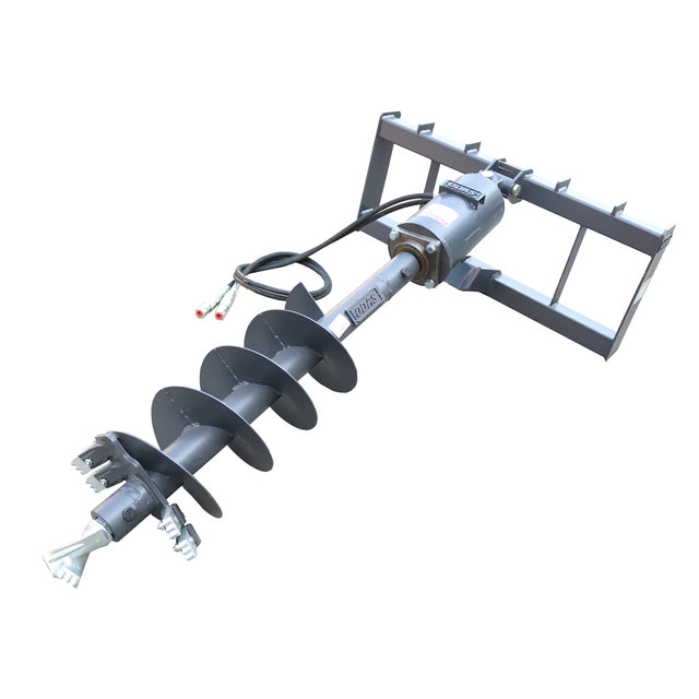 12" and 18" Auger Bit with Drive for Skid Steer