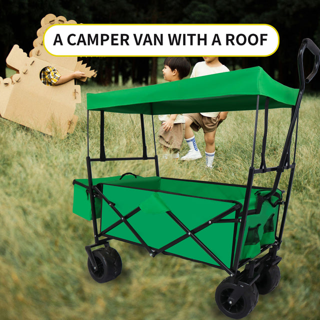 Outdoor Garden Park Utility kids wagon portable beach trolley cart camping foldable folding wagon