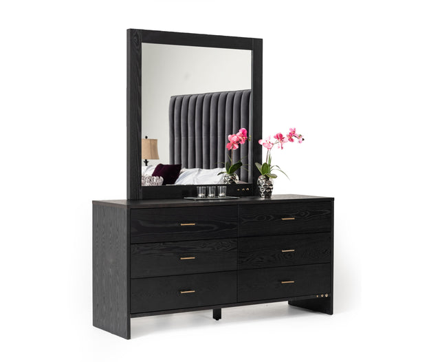 Modrest Wales Modern Grey Ash Dresser