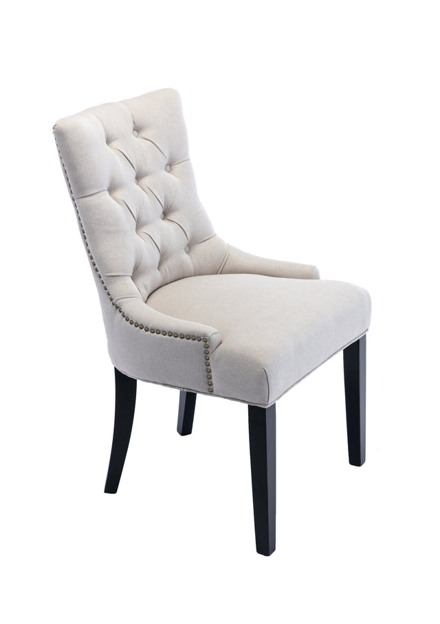 Dinng Chair Livingroom Chair with Bronze Nailhead(2 pcs set)