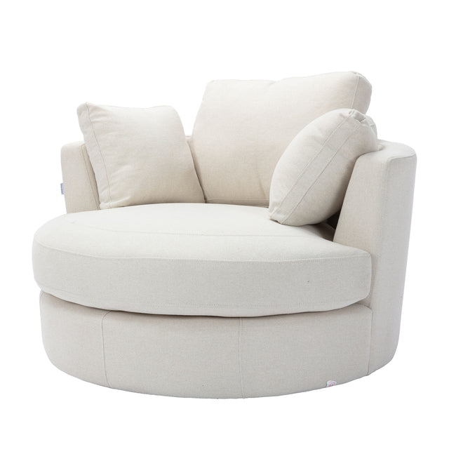 Modern Akili swivel accent chair barrel chair for hotel living room Modern leisure chair