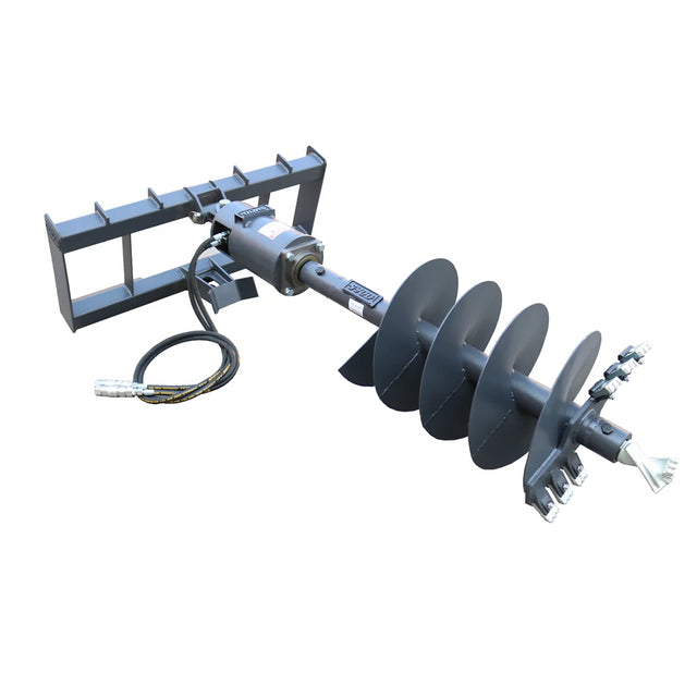 12" and 18" Auger Bit with Drive for Skid Steer