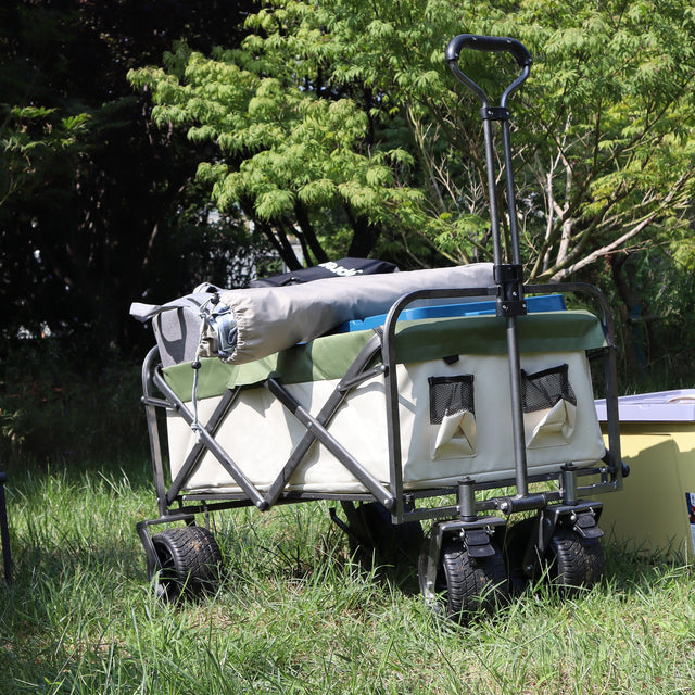 Outdoor Garden Park Utility kids wagon portable beach trolley cart camping foldable folding wagon