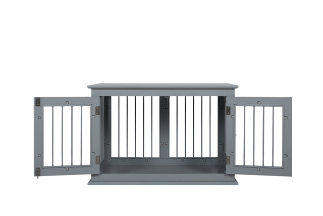 Pet house, Large Crate with Chew-Resistant Iron Bars, open from 2 directions