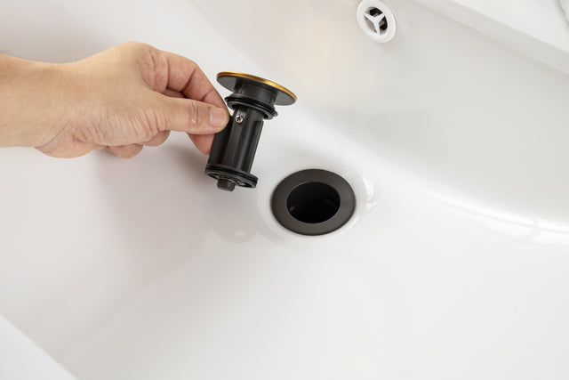 2-Handle Lavatory Faucet Brushed Nickel Bathroom Sink Faucet with Metal Pop-up Drain and Faucet Supply Lines