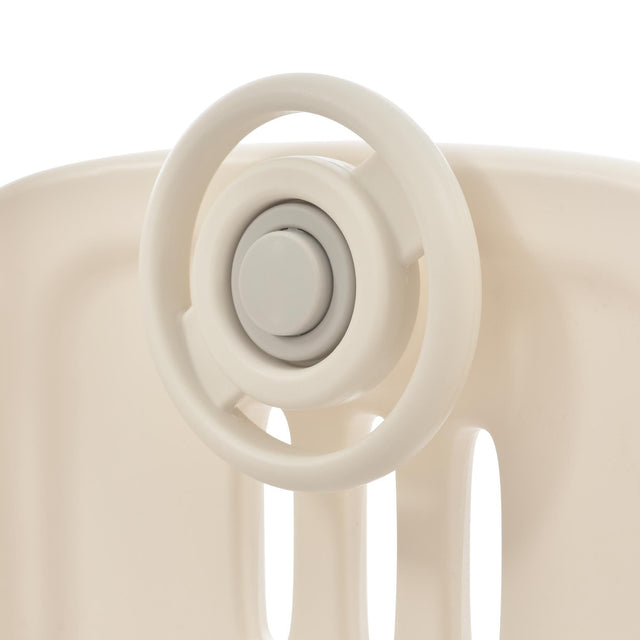 Kids Slide Playset Structure 9 in 1, Freestanding Castle Climbing Crawling Playhouse with Slide, Arch Tunnel, Ring Toss, Realistic Bus Model and Basketball Hoop, Toy Storage Organizer for Toddlers