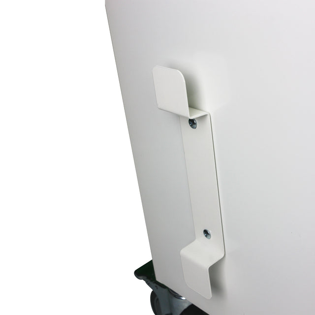 Mobile Charging Cart and Cabinet for Tablets Laptops 31+4-Device With Extra 4 bits power strip--white