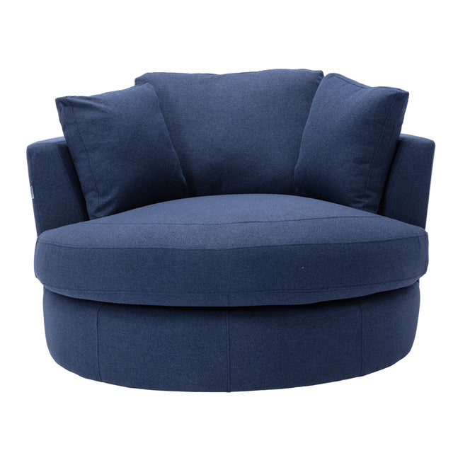 Modern Akili swivel accent chair barrel chair for hotel living room Modern leisure chair