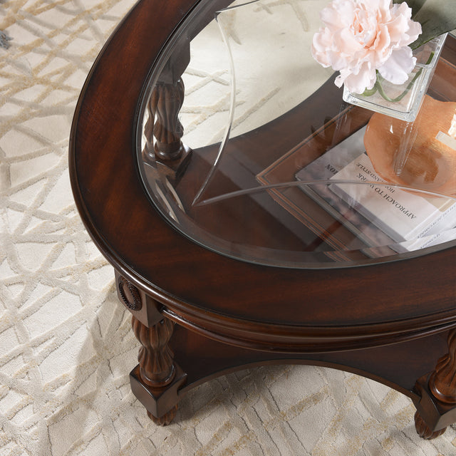 COCKTAIL TABLE-TEMPERED GLASS
