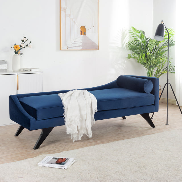 Right Square Arm Reclining Chaise Lounge
