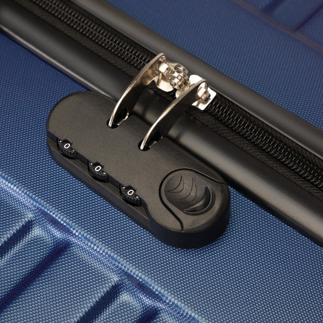 3-piece Trolley Case Set, 360 Degree Rotation Wheels with TSA Lock, Travel Suitcase Set, Royal Blue