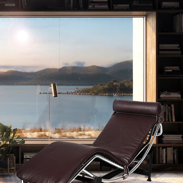 Le Corbusier LC-4 Style Replica Chaise Lounge Chair Mid Century Modern for living room/ bedroom