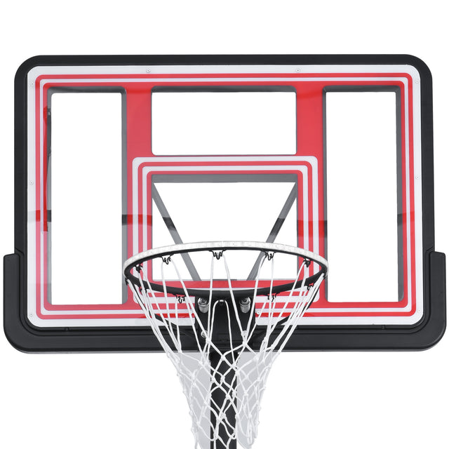 Portable Basketball Hoop Basketball System 4.76-10ft Height Adjustable for Youth Adults LED Basketball Hoop Lights, Colorful lights, Waterproof,Super Bright to Play at Night Outdoors,Good Gift for Kid