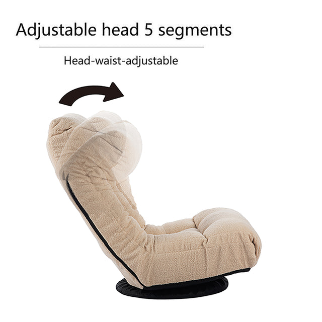 Single sofa reclining chair Japanese chair lazy sofa tatami balcony reclining chair leisure sofa adjustable chair