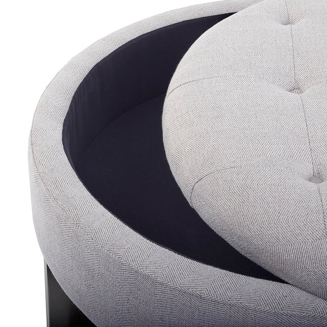 Miller Round Storage Ottoman