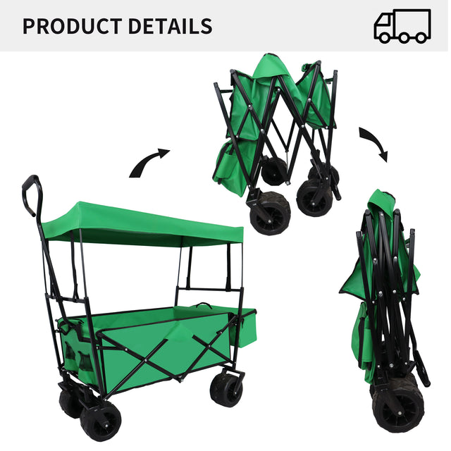 Outdoor Garden Park Utility kids wagon portable beach trolley cart camping foldable folding wagon