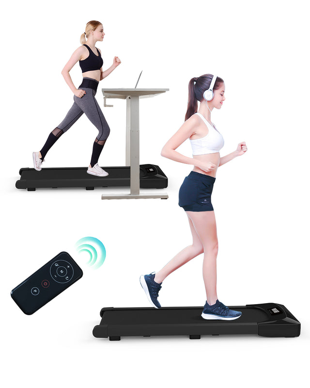 Under Desk Treadmill , Walking Treadmill 2 in 1 for Walking , Quiet and Powerful, Installation-Free, Whit