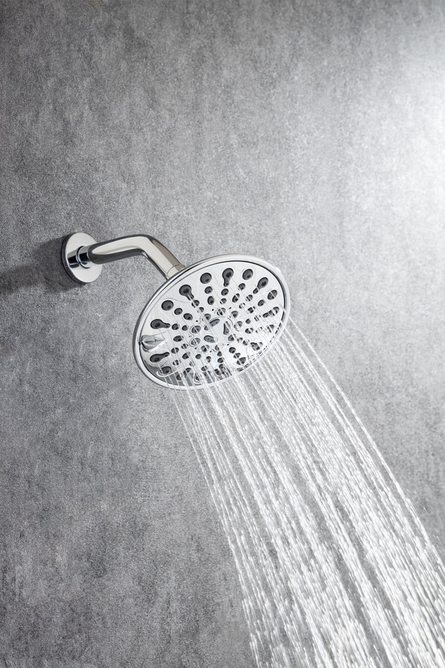 6 In. 6-Spray Balancing Shower Head Shower Faucet