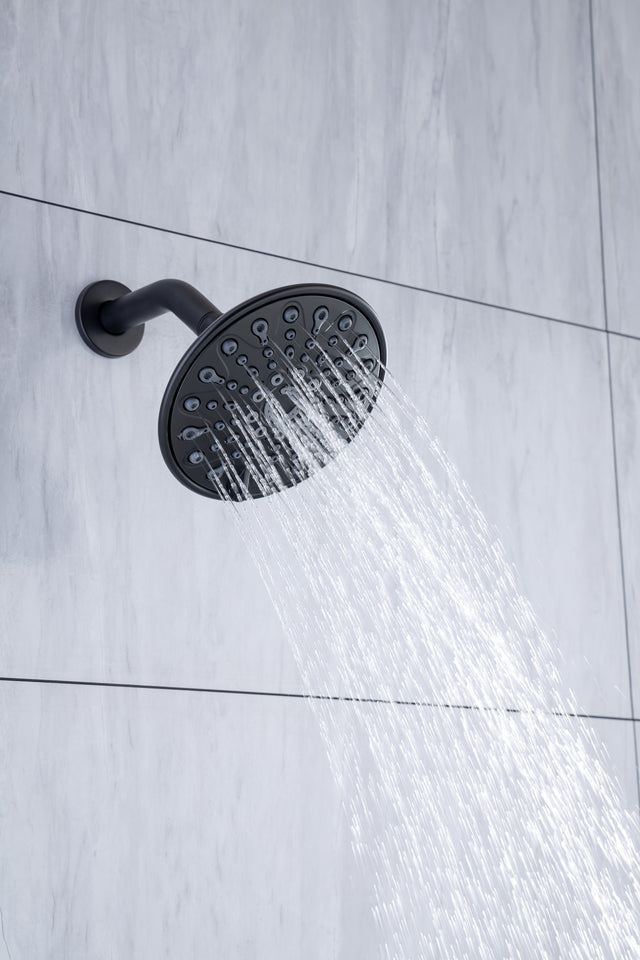 6 In. 6-Spray Balancing Shower Head Shower Faucet