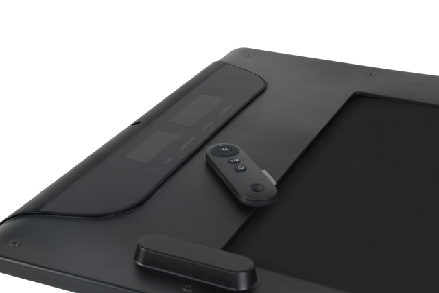 2 in 1 Under Desk Treadmill, 2.5HP Folding Electric Treadmill Walking Jogging Machine for Home Office with Remote Control, Black