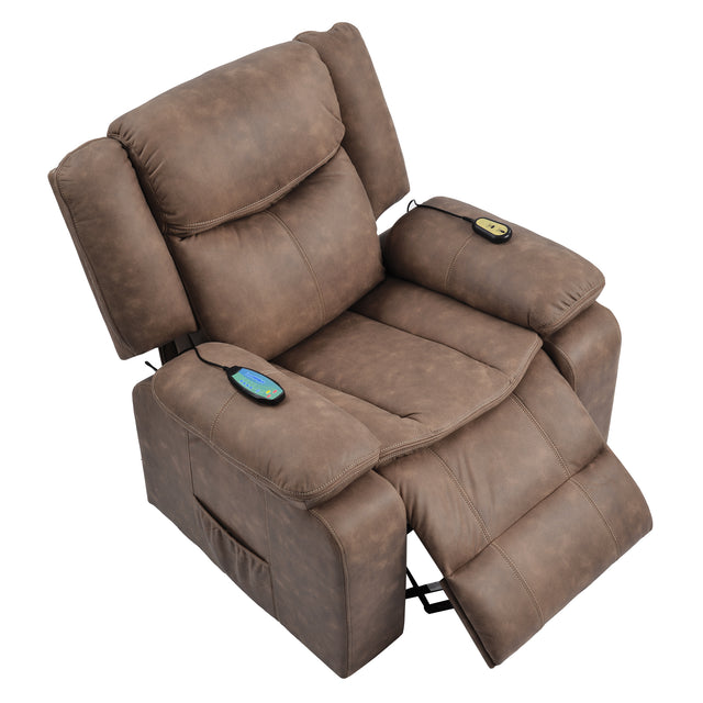 Orisfur. Power Lift Chair for Elderly with Adjustable Massage Function, Recliner Chair with Heating System for Living Room
