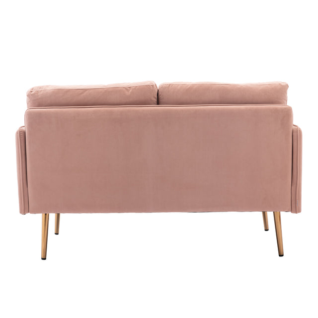 COOLMORE  Velvet  Sofa , Accent sofa .loveseat sofa with Stainless feet