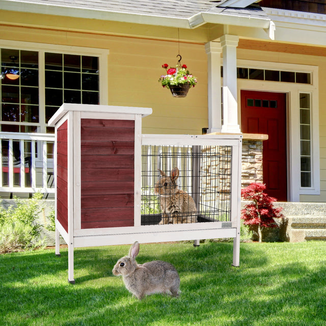 Guinea Pig Cage Rabbit Hutch Rabbit Cage Bunny Cage Bunny Hutch Guinea Pig Hutch with Pull Out Tray