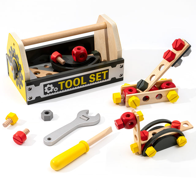 Play Toolbox Kids Workbench Tools for Toddlers Boys Girls