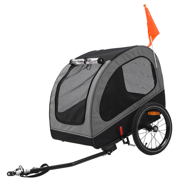 Dog Trailer, Dog Buggy, Bicycle Trailer Medium Foldable for Small and Medium Dogs