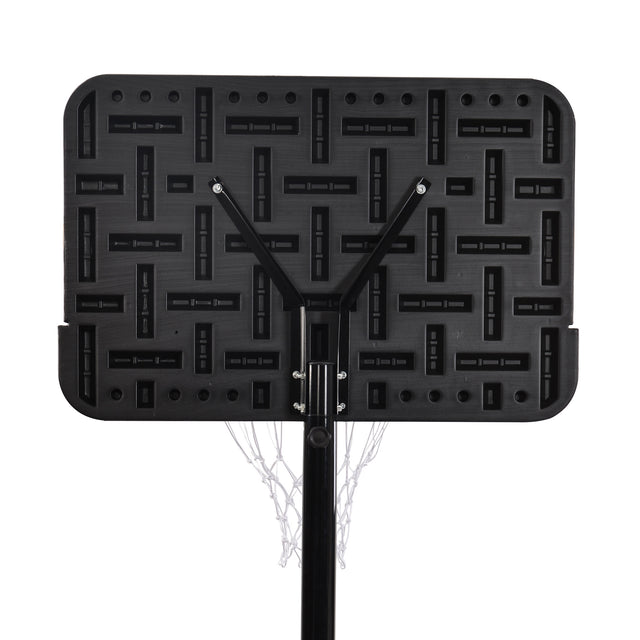 Portable Basketball Hoop & Goal with Vertical Jump Measurement, Outdoor Basketball System with 6.6-10ft Height Adjustment for Youth, Adults