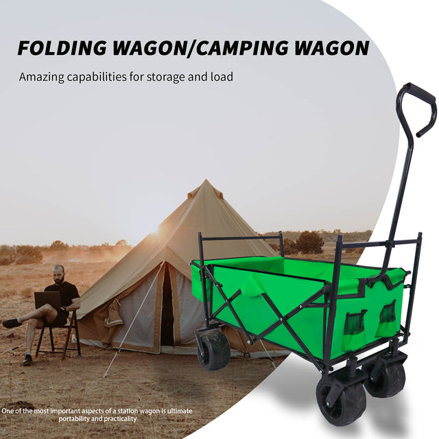 Outdoor Garden Park Utility kids wagon portable beach trolley cart camping foldable folding wagon
