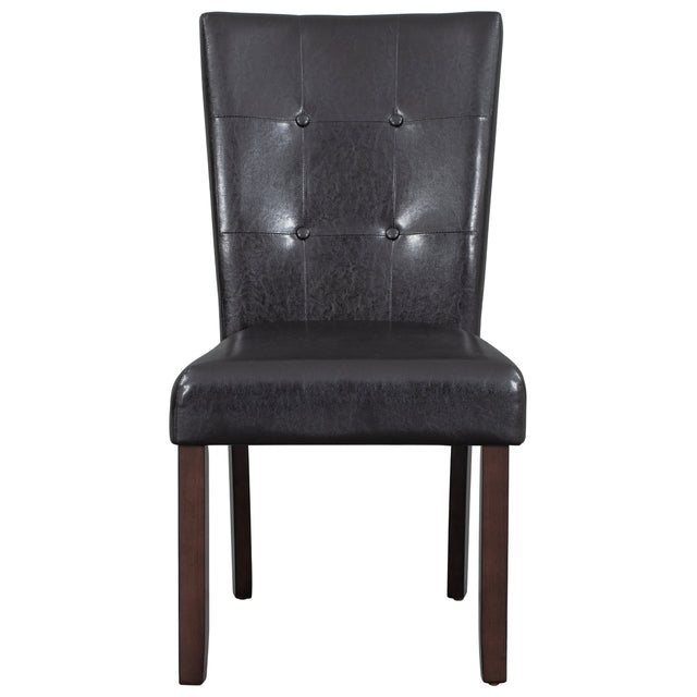 6-piece Faux Marble Dining Table Set with one Faux Marble Dining Table ,4 Chairs and 1 Bench, Table: 66”x38”x 30”,Chair: 20.2”x28.5”x39”, Black