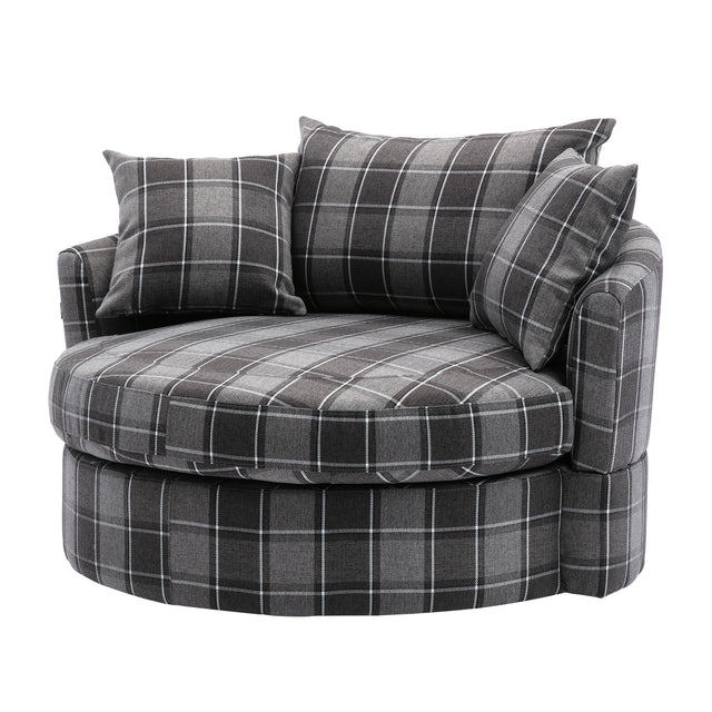 Modern Akili swivel accent chair barrel chair for hotel living room / Modern leisure chair (notice :contact us for more detail )