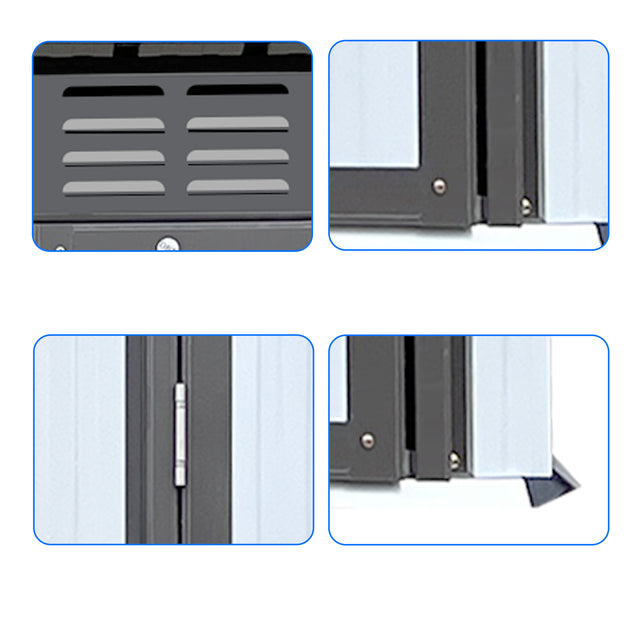 Metal garden sheds 5ftx3ft outdoor storage sheds