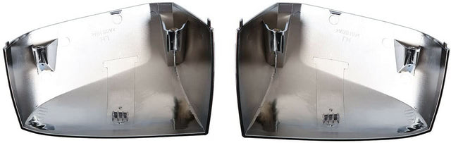 LEAVAN Chrome Hood Mirror Cover for Volvo VNL VN VNM Trucks 04-17, Driver & Passenger Side