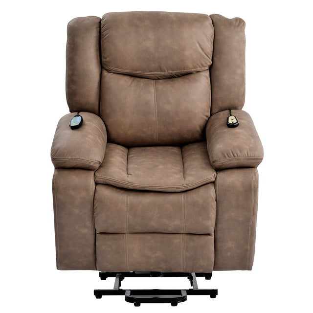 Orisfur. Power Lift Chair for Elderly with Adjustable Massage Function, Recliner Chair with Heating System for Living Room