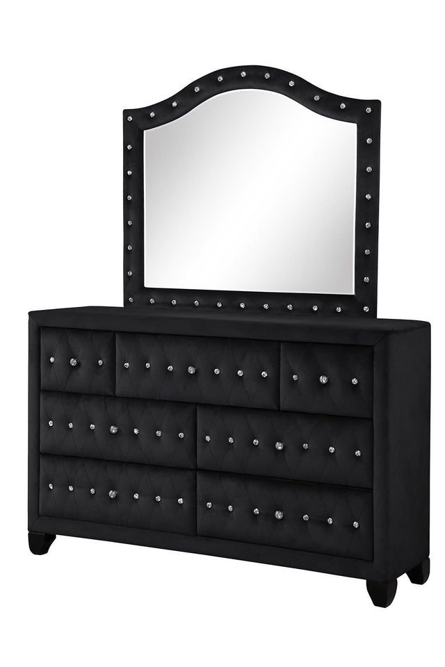 Sophia Dresser In Color Black Made With Wood