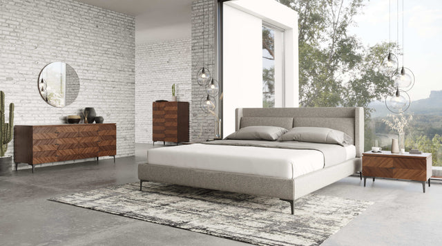 Modrest Paula Mid-Century Walnut Dresser