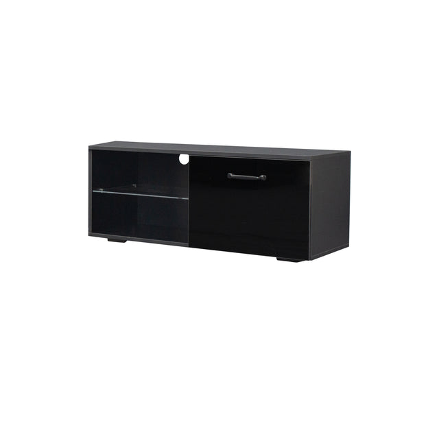 TV Stand TV cabinet with color-changing LED light for living room