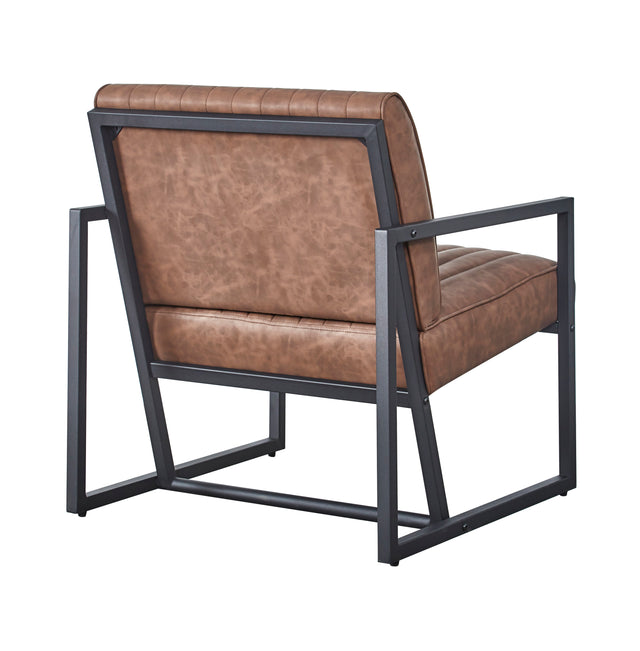 Modern design high quality PU(BROWN)+ steel armchair,for Kitchen, Dining, Bedroom, Living Room