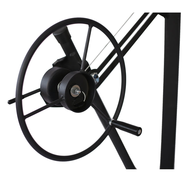 Drywall Lift Panel 11' Lift Drywall Panel Hoist Jack Lifter, black