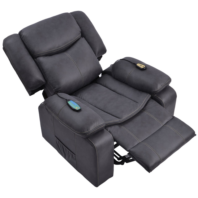 Orisfur. Power Lift Chair for Elderly with Adjustable Massage Function, Recliner Chair with Heating System for Living Room