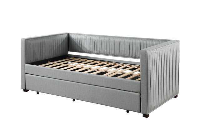 ACME Danyl Daybed & Trundle (T/T), Gray Fabric BD00954