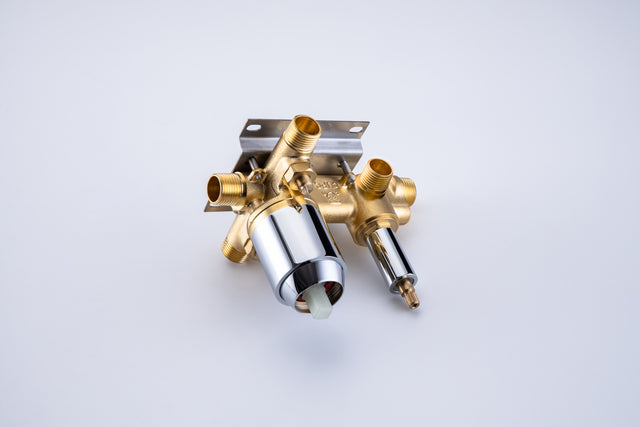 Tub Shower Faucets Sets Complete Bathtub Faucet Set Brushed Nickel Bathtub Shower System with Tub Spout, Bathroom Tub and Shower Faucet Combo Trim Kit with Rough-in Valve