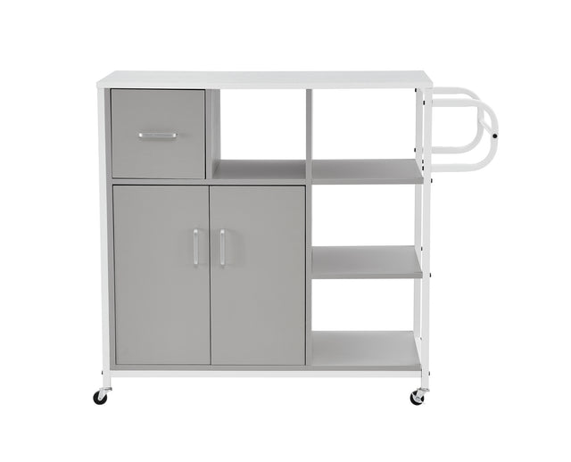 KITCH storage cabinet GRY, move with roller..
