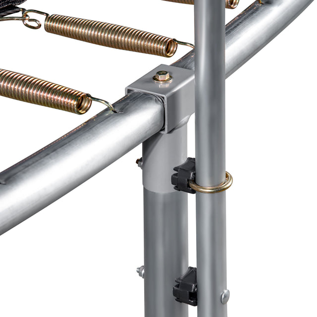 box 2 of 16FT Trampoline for Kids with Safety Enclosure Net, Ladder and 12 Wind Stakes, Round Outdoor Recreational Trampoline