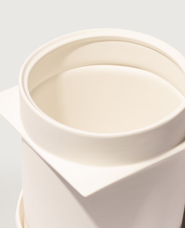 Flower Pots Succulent Pots with Drinage Indoor Round Planter Pots with Saucer White Cactus Planters with Hole Outdoor Graden Pots