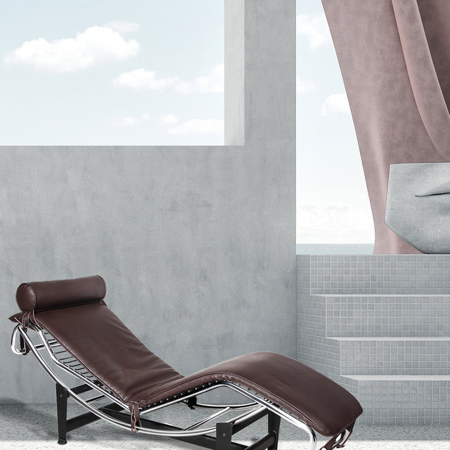 Le Corbusier LC-4 Style Replica Chaise Lounge Chair Mid Century Modern for living room/ bedroom