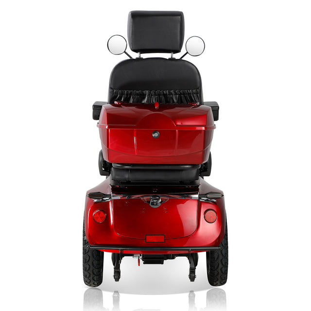 Fastest Mobility Scooter With Four Wheels For Adults & Seniors, Red 800W