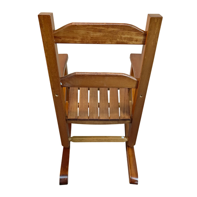 Children's rocking white chair- Indoor or Outdoor -Suitable for kids-Durable-populus wood-oak